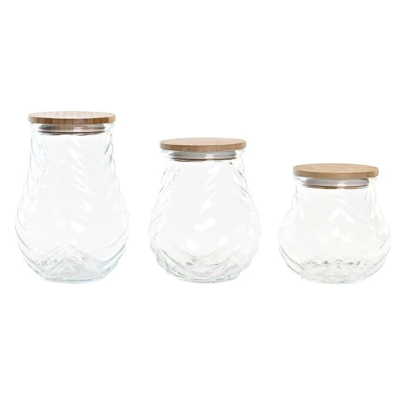 Tároló szett 13x13x19,5 cm 1500 ml S/3