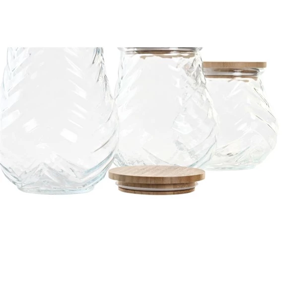 Tároló szett 13x13x19,5 cm 1500 ml S/3