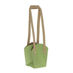 Tasak cserepes virághoz, füllel 11x7x12 cm