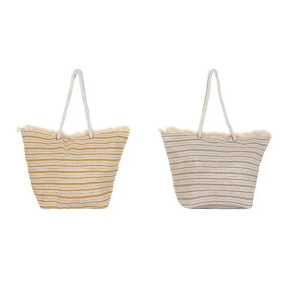 Táska csíkos 46x22,5x38 cm 2 féle