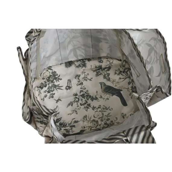 Táska leveles 47x18x27 cm