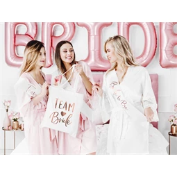 Táska team bride fehér 39x42 cm