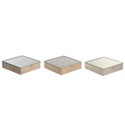 Teafilter tartó doboz 24x24x6,5 cm 3 féle