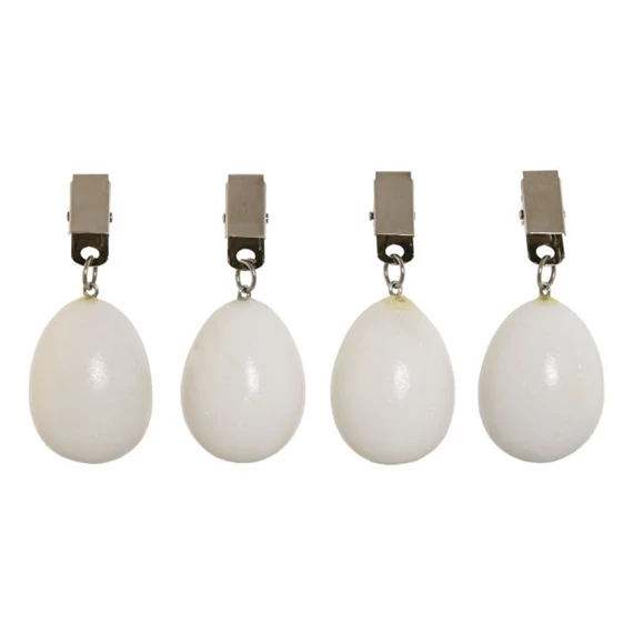 Terítőcsipesz szett 3,5x3,5x5,5 cm S/4