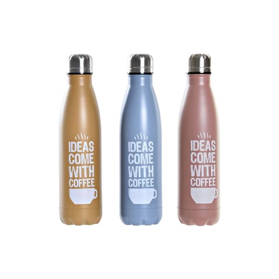 Termosz dupla falú 6x6x26,5 cm 500 ml 3 féle