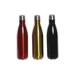 Termosz dupla falú 6,5x6,5x26 cm 500 ml 3 féle