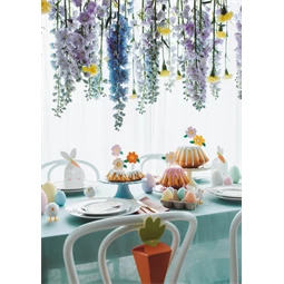 Tojás gyertyák 6 db, mix, 7 cm S/6