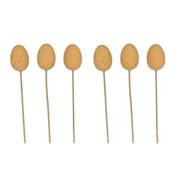 Tojás pöttyös, betűzős 5 cm S/6