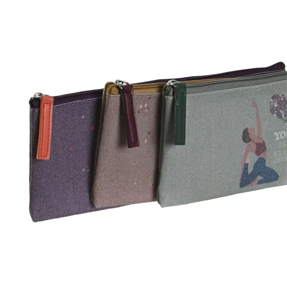 Tolltartó jóga mintás 22,5x1x9,5 cm 3 féle