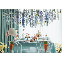 Tortadísz virágok, mix, 13 cm S/8