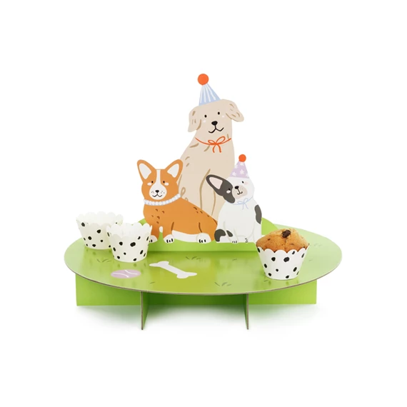 Tortatartó kutyás, vegyes 45x35 cm