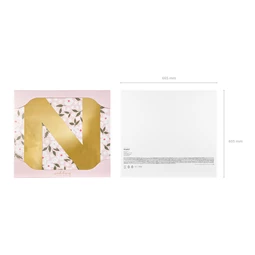 Tükör betű n arany 53x60 cm