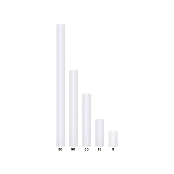 Tüll sima fehér 0,8 cm x 9 m