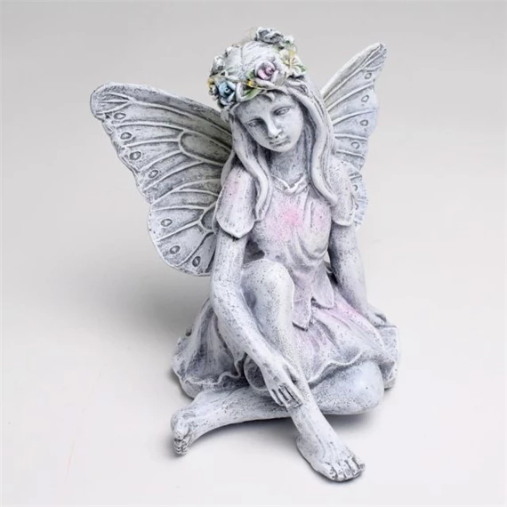 Tündér ülő LED-es 15x15x17 cm