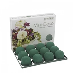 MINI DECO tűzőhab, gömb 3,5x5 cm S/12