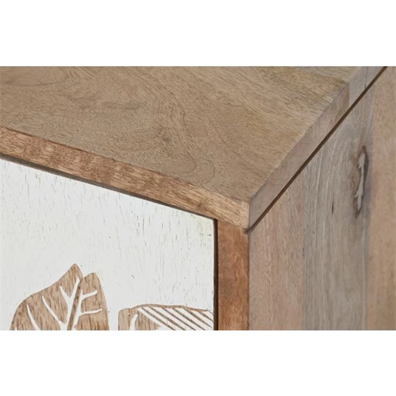 Tv-s szekrény leveles 140x40x50 cm