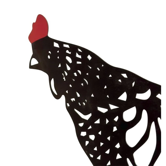 Tyúk sziluett leszúrható 35x64 cm