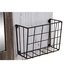 Újságtartó házakkal 57x10x40 cm