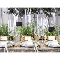 Ültetőkártya keret arany 9,5x5,5 cm S/10