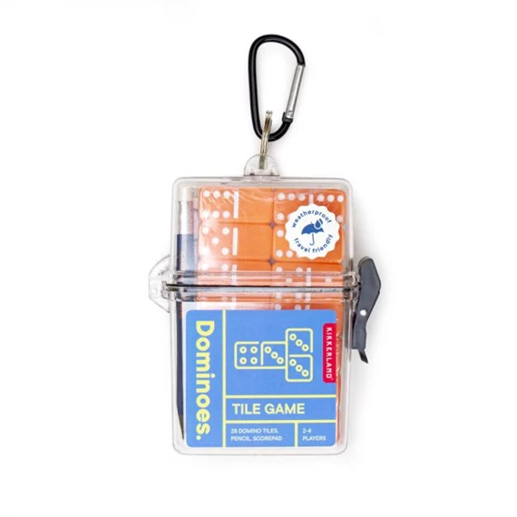 Utazó dominó szett 9,5x12x3,5 cm