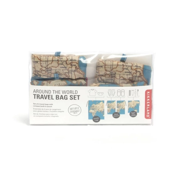 Utazó zsák szett, világjáró 1,7x19x22,5 cm S/4