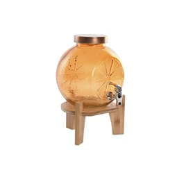 Üveg csappal 24x17,5x24 cm