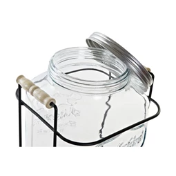 Üveg csappal 23x26x42 cm