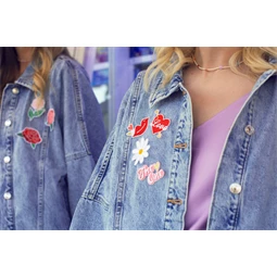 Vasalható matrica love, mix, 5,5-6,5x3,5-4,5 cm S/4