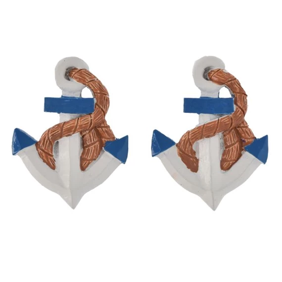 Vasmacska kötéllel, öntapadós 5,3x4,1x0,9 cm S/2