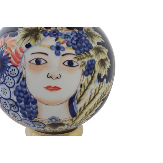 Váza női arc mintával 19x19x23 cm