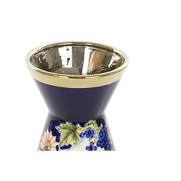 Váza női arc mintával 19x19x36 cm