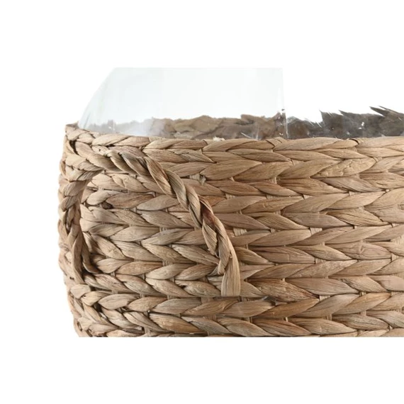 Váza fonott borítással 37x37x55 cm