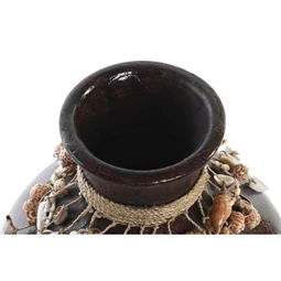 Váza kagylókkal 30x30x32 cm 2 féle