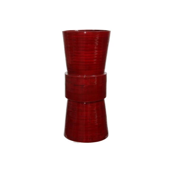 Váza, középen keskeny sávval 18x40 cm