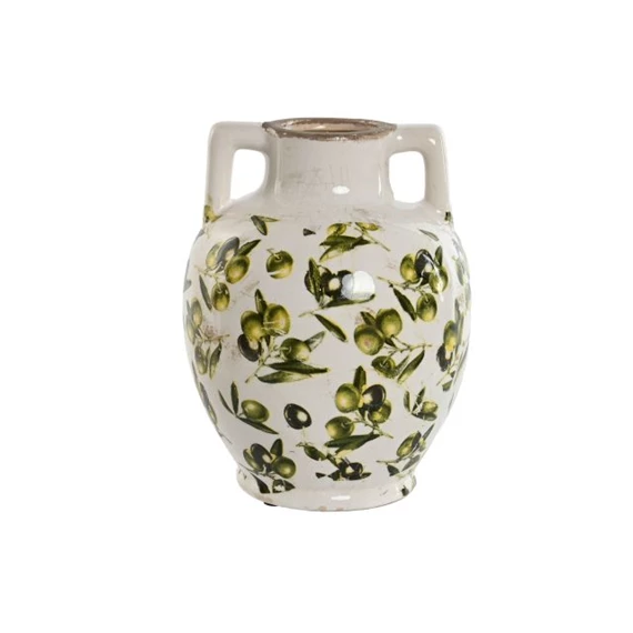 Váza levél mintás 17x17x22 cm