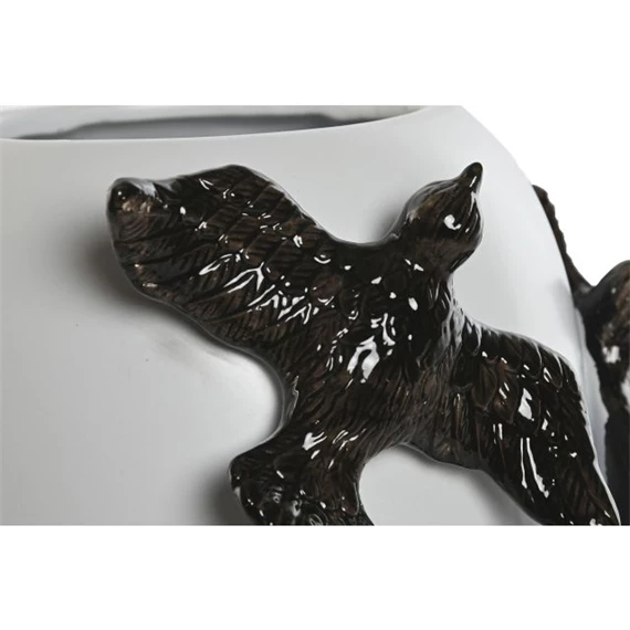 Váza madárral 27x27x29,5 cm