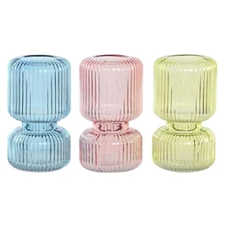 Váza 12x12x21 cm 3 féle