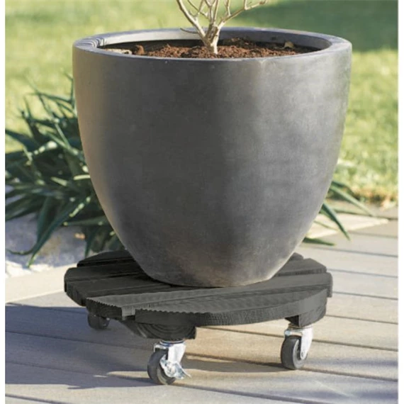 Virágalátét gurulós 30 cm