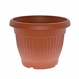 Virágcserép Campana bordázott, kerek 70x70x52 cm