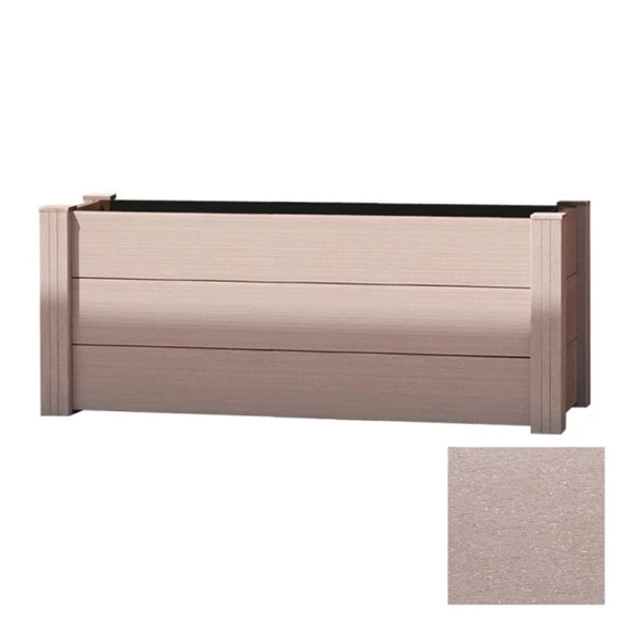 DALIA virágláda fa hatású 120x40x42 cm