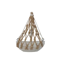 Vitorláshajó zsinórral 9x3x11 cm