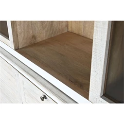 Vitrin 3 fiókkal 180x45x220 cm